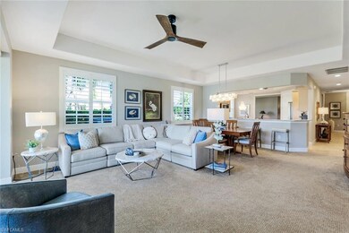 luxuriously Carpeted and Furnished living room