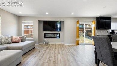 Living room flows nicely.