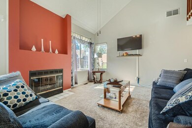 Large Bright Living Room, Red wall has been painte