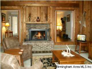 Extremely comfortable with wood burning fireplace