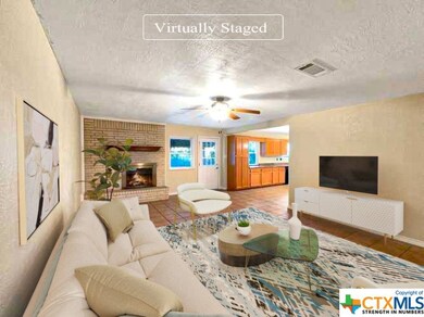 Virtually staged photo