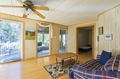 Living room to deck and screen porch