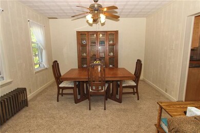 Dining Room with freshly painted walls and new car