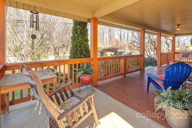 This porch is so inviting and huge!!