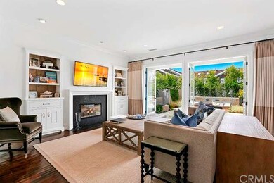 Formal living room with french doors to outdoor lo