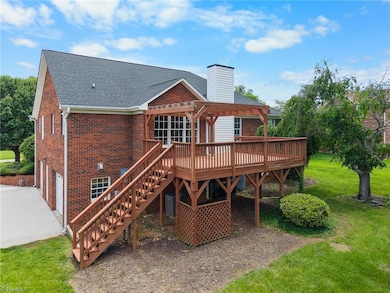 great back deck and pergola