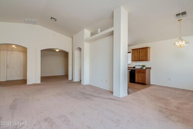 From Great Room to Dining & Kitchen