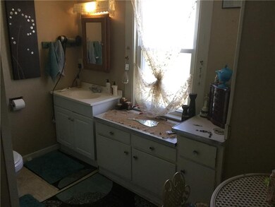 FULL BATH ON 2ND LEVEL HAS A BUILT-IN VANITY TABLE