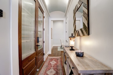 The interior entry foyer features a 