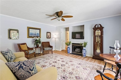 The front Living Room is so spacious and inviting.