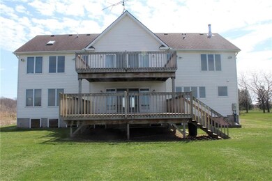 A large deck for each floor!