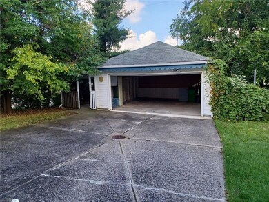 Detached two car garage