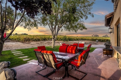 Relaxing back patio with gorgeous sunset views.