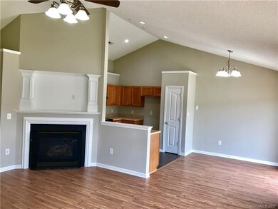 Gas fireplace with switch and tv niche.