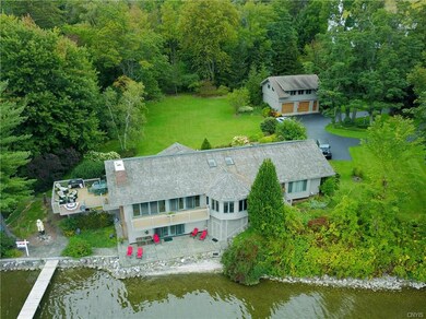 A bird's eye view of home, garage with finished 2n