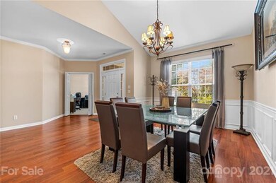 Entrance, Dining Room and View of Office