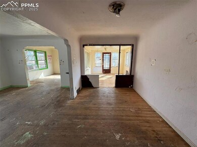 Dining room with wood floors