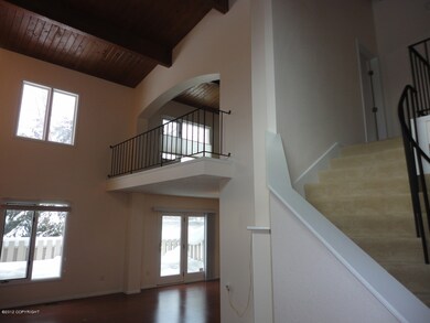Soaring vaulted ceilings