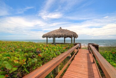 Board walk to beach and gazebo