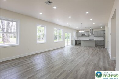 Living space, open floor concept