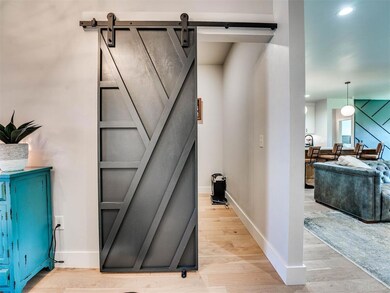 Office with Barn Door