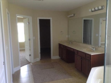 6210 Master bath double vanities