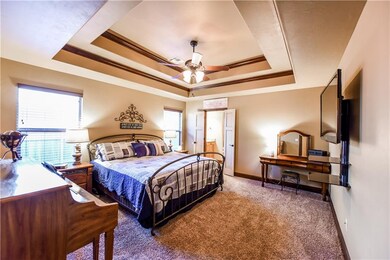 Spacious master suite