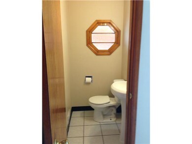 Bathroom 1/2 bath off of laundry