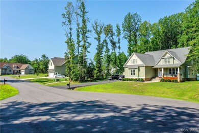 View coming out of driveway from land