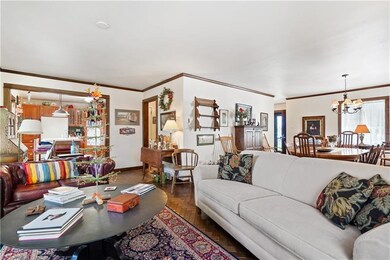 The living space is nice and open for easy enterta