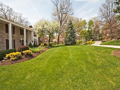 Front yard.   House is towards the end of a cul-de