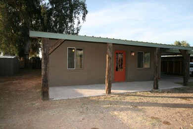 Front  view with left side yard