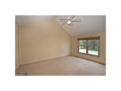 Master Bedroom features soaring ceilings.