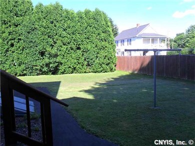 Backyard View from rear porch to extra lot