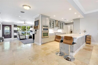 Eat-in kitchen area.