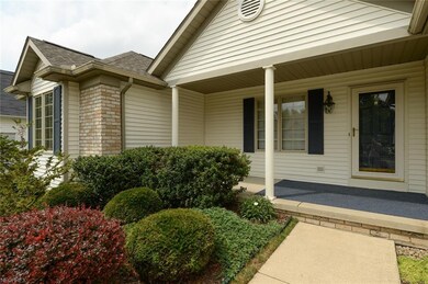Inviting front porch to relax.