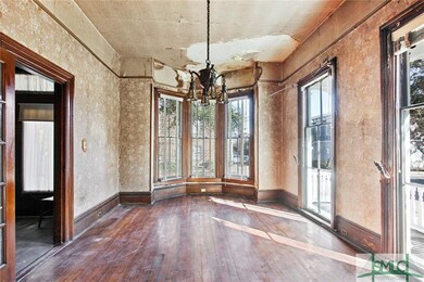 The Front Parlor with Bay window facing North and 