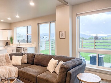 Open concept living, kitchen and dining, filled w/
