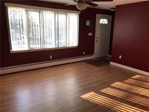 refinished side living room