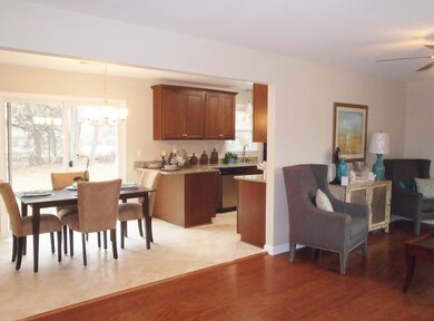 Living Room opens to Kitchen