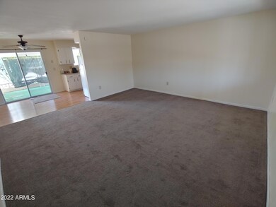 The large living room.