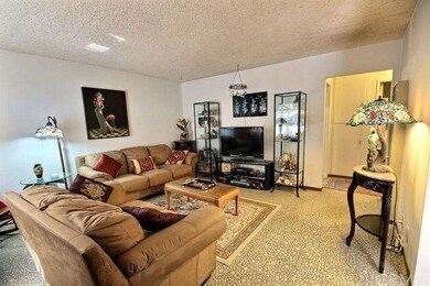 Living room in the rear unit