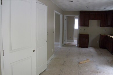Notice the modern panel doors, and brushed nickel