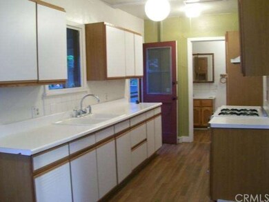 Kitchen and door to backyard 