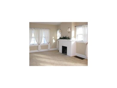 Living Room. With wood burning fireplace and very 