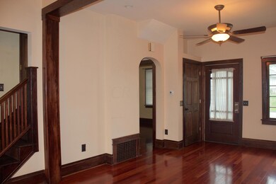 View into bedroom from living room