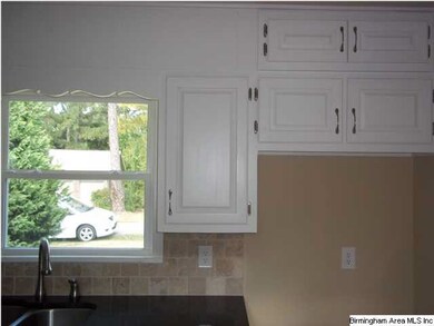 The kitchen has been totally remodeled.