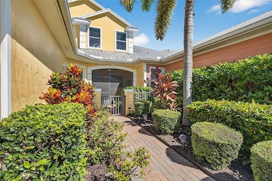 Front Entry w/lush landscape