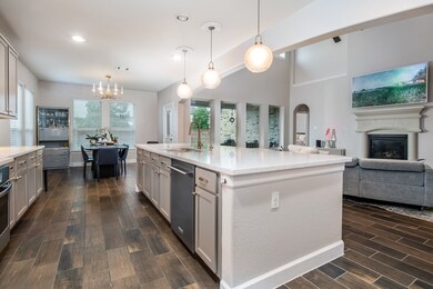 Tile flooring, solid surface countertops, large is
