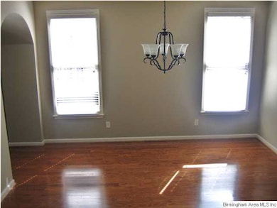 Dining room filled with natural light